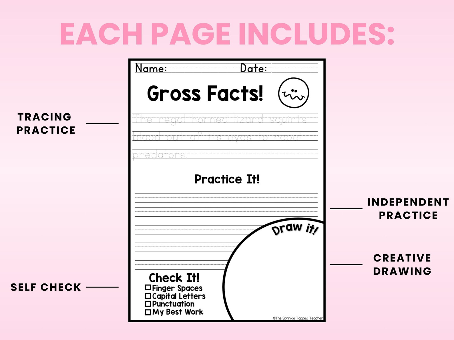 Handwriting Practice Worksheets for Kids | Year-long Printable Bundle ...