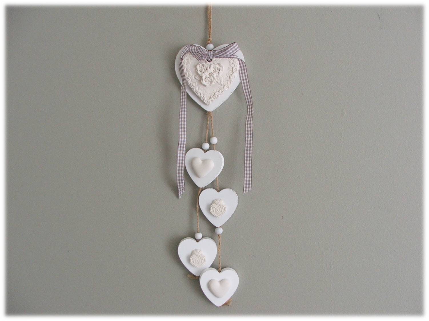 Suspension Romantique Jolis Coeurs Parfumée