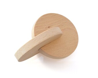 Rattle Wooden linked discs - Montessori