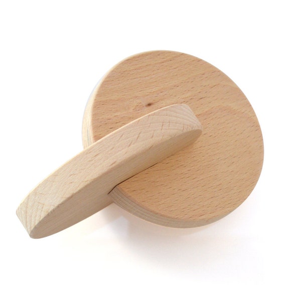 Rassel aus Holz mit verbundenen Scheiben - Montessori