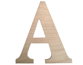Large wooden letter 20 cm