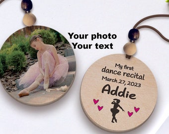 Personalized Dance Recital Gift, Photo Keepsake, Dancer Ornament
