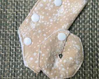 Tan speckled Port Cover and Tube pad