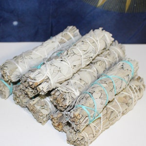 5-100 Bulk, White Sage Stick, White Sage Bundle, California White Sage image 2