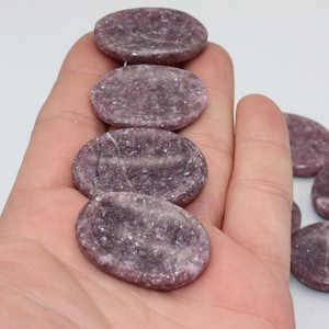 Lepidolite Worry Stone