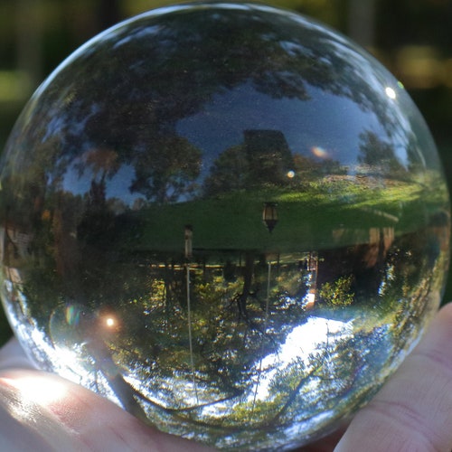 Gazing Ball 4 / 100 Mm Crystal Gazing Balls Leaded Etsy