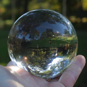 Gazing Ball 4" / 100 mm, Crystal Gazing Balls, Leaded Crystal, 100mm, 80mm and 70 mm gazing balls