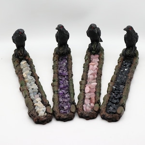 Raven Incense Holder