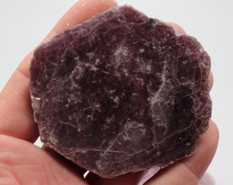 Lepidolite Palm Stone, Lepidolite  Worry Stone, Lepidolite Gallet