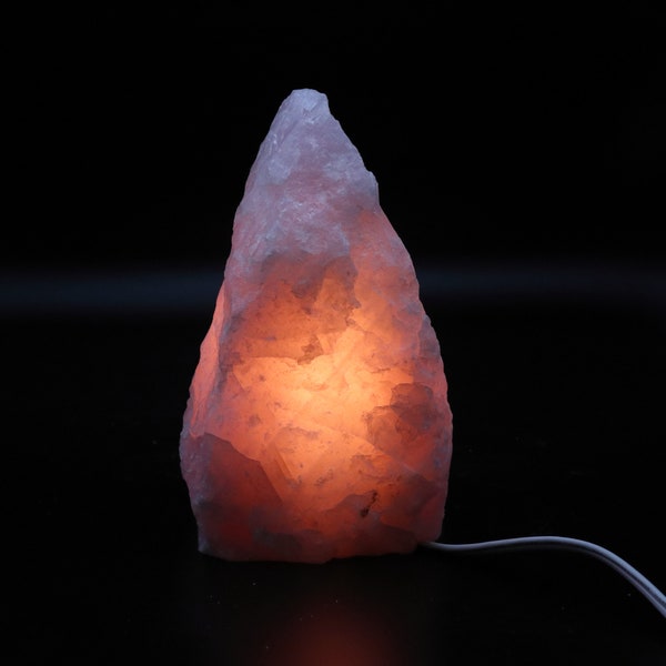 6"  Rose Quartz Lamp, 4.5-5.5 lb Rose Quartz Lamp