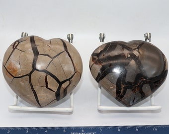 Dragon Egg Heart, Septarian Heart, Dragon Stone