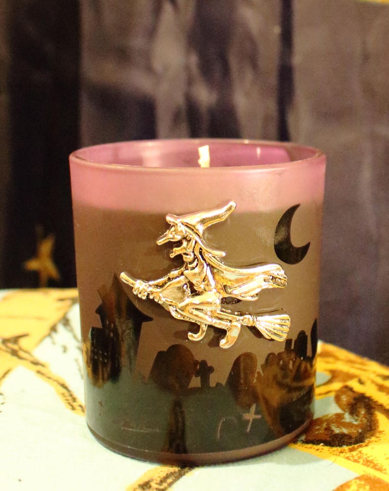 The Witching Hour Treasure of Stones Witch Candle Soy Etsy