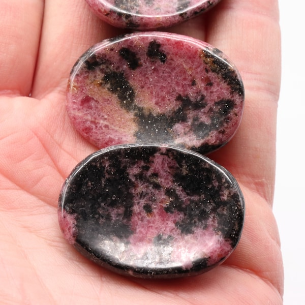 Rhodonite Worry Stone