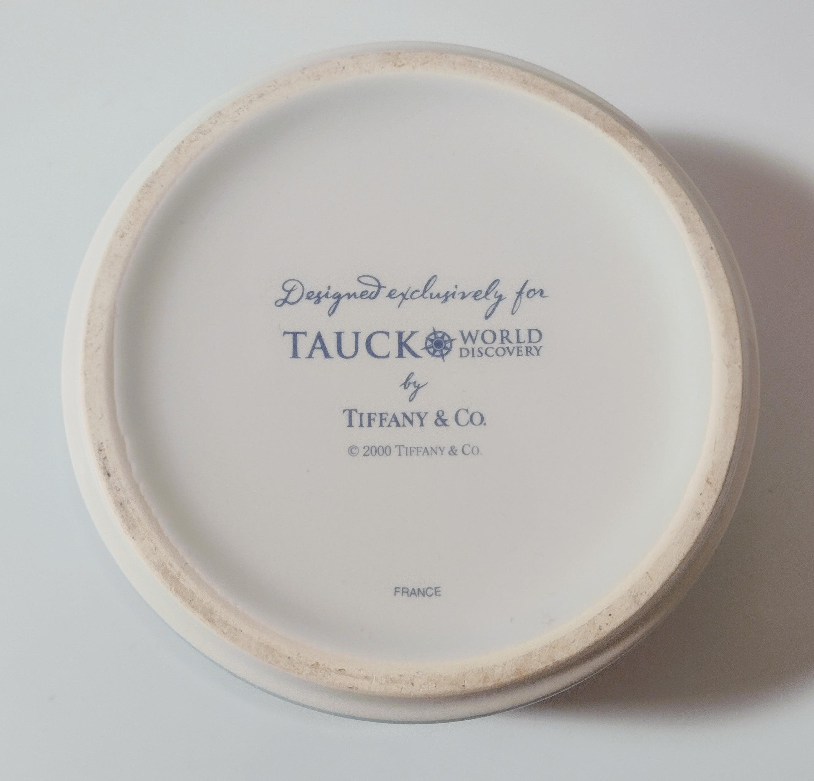 Tiffany & Co Porcelain Tauck World Discovery Map Exclusively