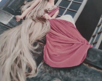 RAPUNZEL von Charles Gehm German Collectors Plate Konigszelt Bavaria Limited Edition