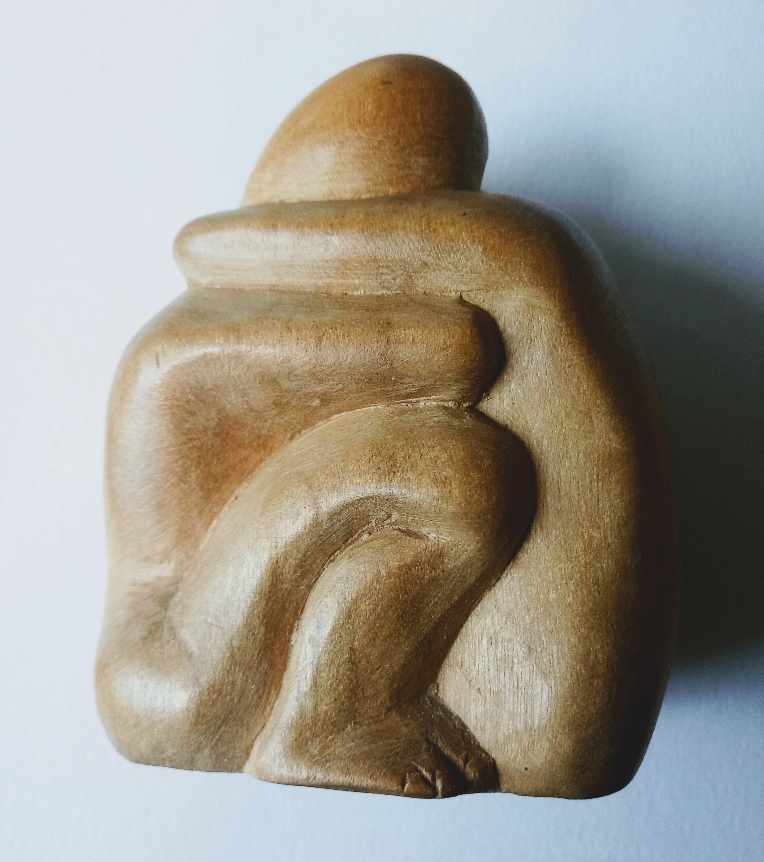 Couple's Embrace Hug Handcrafted Vintage Sculpture Wood Etsy