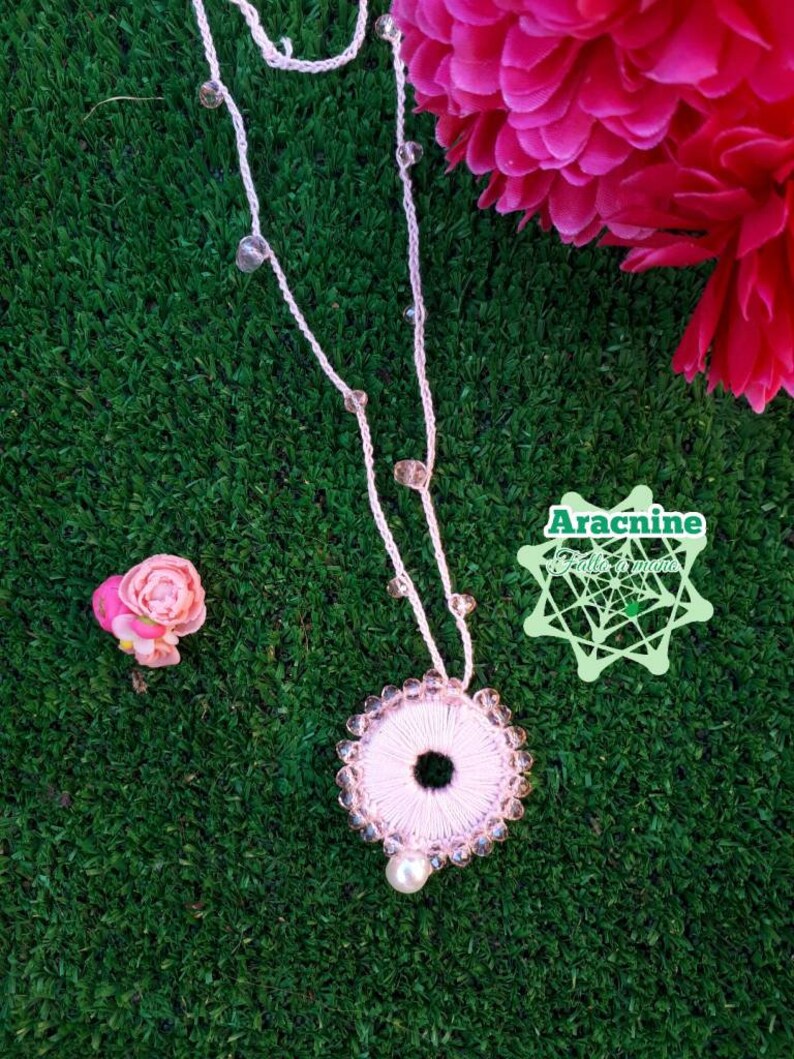 Crocheted necklace