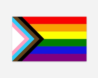 Progress Pride Flag Magnet