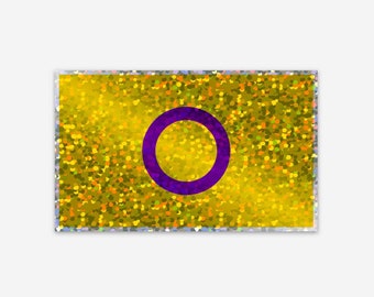 Intersex Pride Flag Sticker