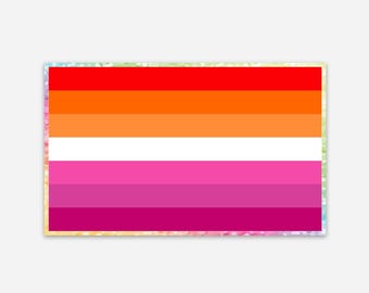 Lesbian Pride Flag Sticker