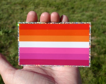 Lesbian Pride Flag Sticker