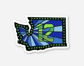 Washington State 12th Man Sticker