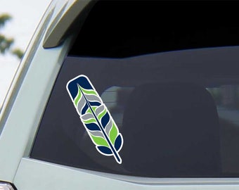 Seahawks Feather Sticker