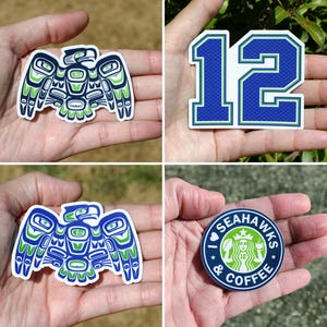 Seattle Seahawks Stickers, Small Sticker Set