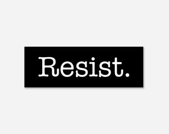 Resist Sticker