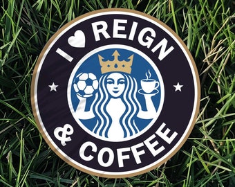 Seattle Reign & Coffee Sticker