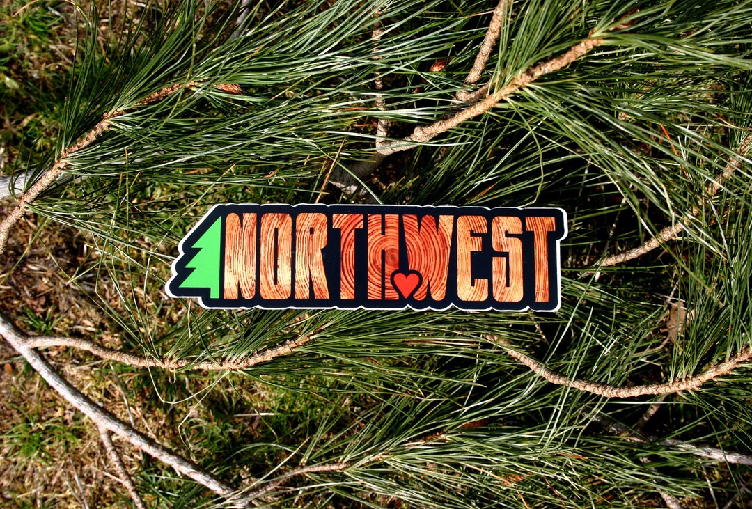 Northwest, Vinyl Sticker - Etsy
