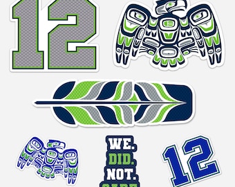 Seahawks Sticker Set