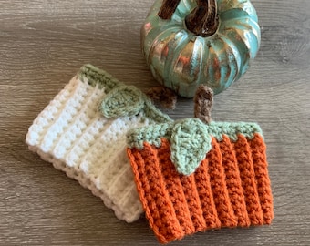 Pumpkin Cup Cozy Crochet PATTERN ONLY