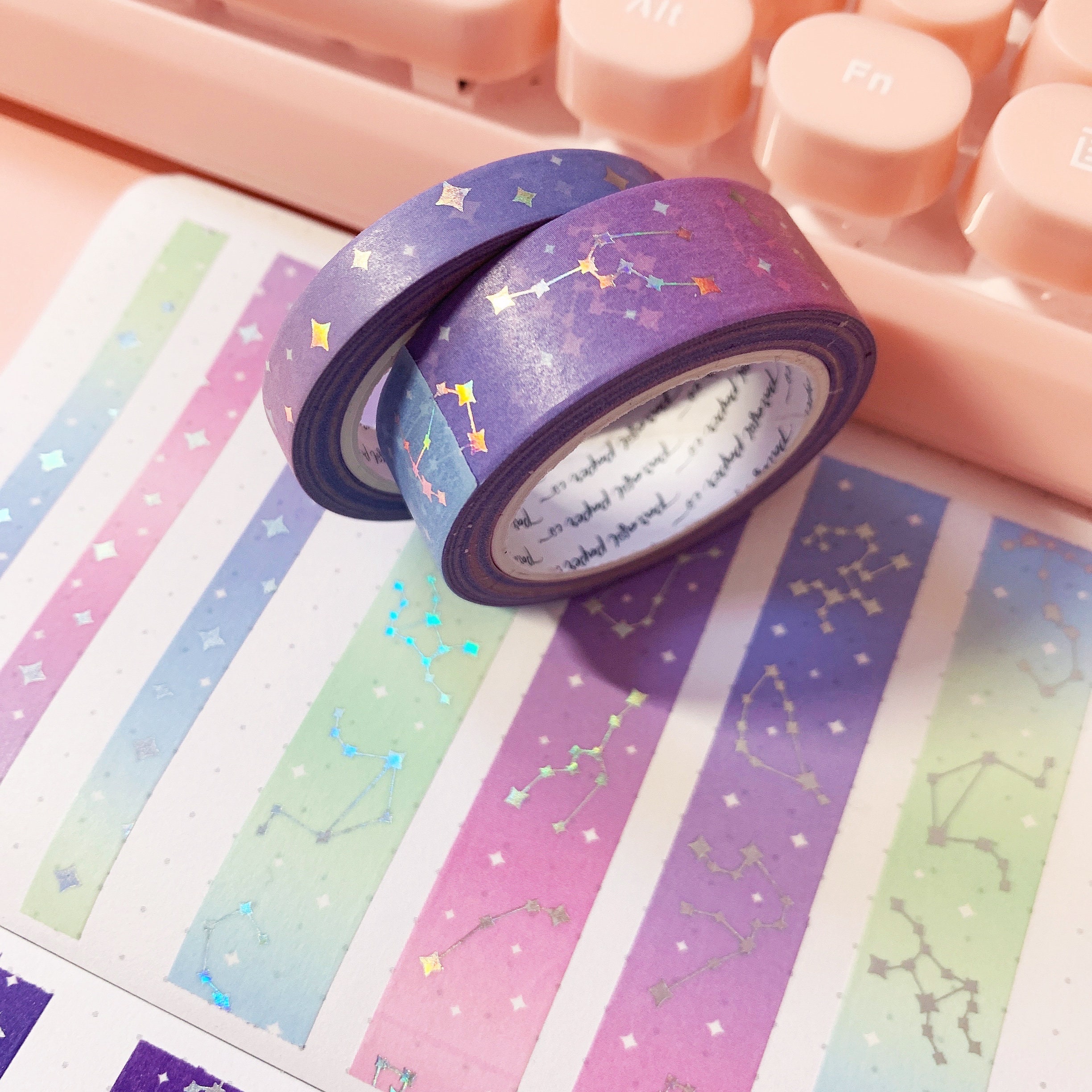 Glitter Star Washi Tape