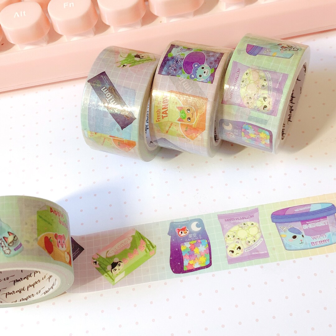 Washi Tape ACNH Snack Crossing 25mm CMYK Etsy