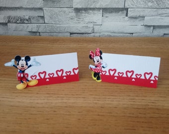 lot de 10 marque place Mickey ou minnie