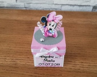 Contenant a dragée thème Minnie Baby ( possible en mickey)