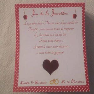 Lot de Cartes à gratter pour tombola , jeu de la jarretière  thème pomme