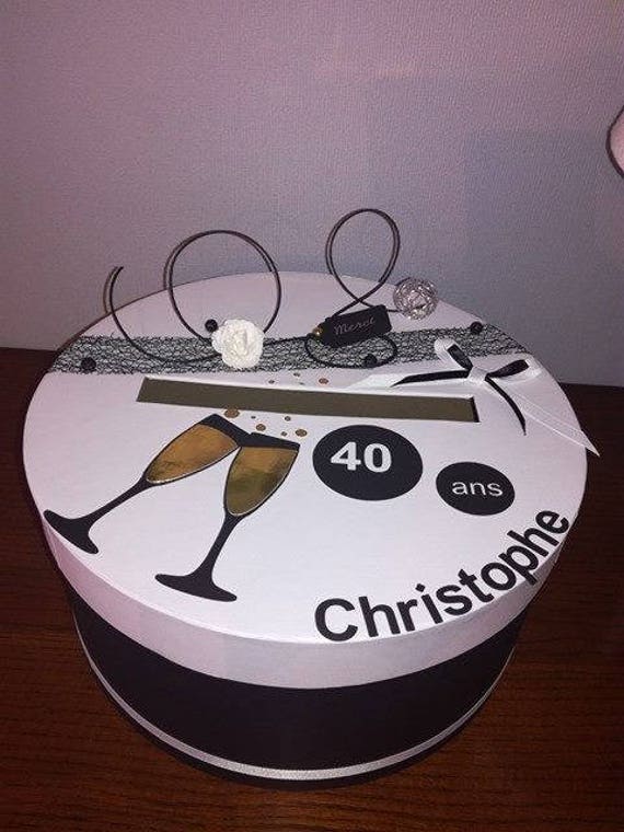 Urne Ronde Pour Anniversaire Etsy Mexico