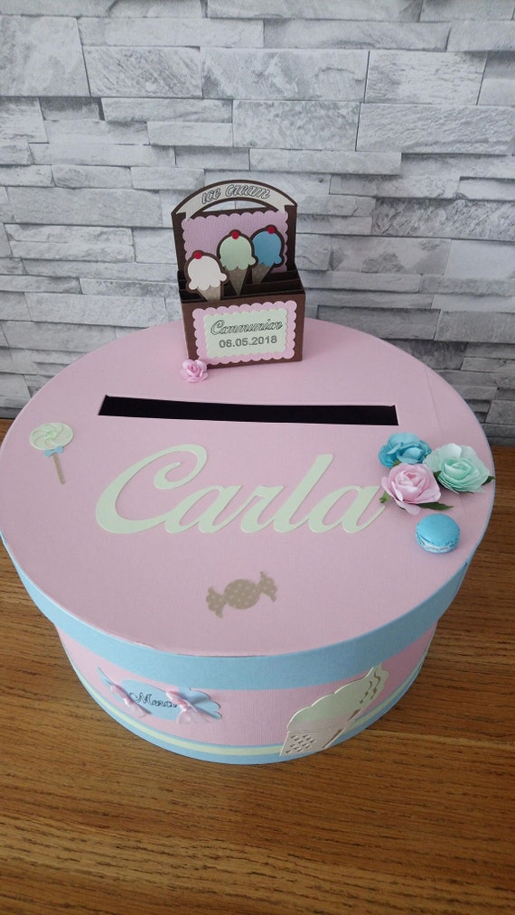 Urne Theme Gourmandise Pour Bapteme Mariage Communion Ou Etsy Singapore