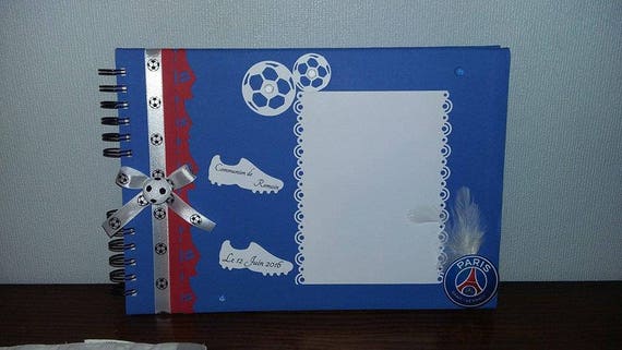 Livre D 'or Thème Football PSG Avec Personnalisation -  Sweden