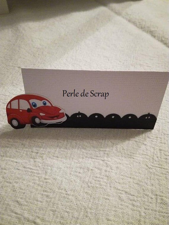 Lot De Marque Place Thème Petite Voiture Pour Baptême Ou Anniversaire Enfant  -  Israel