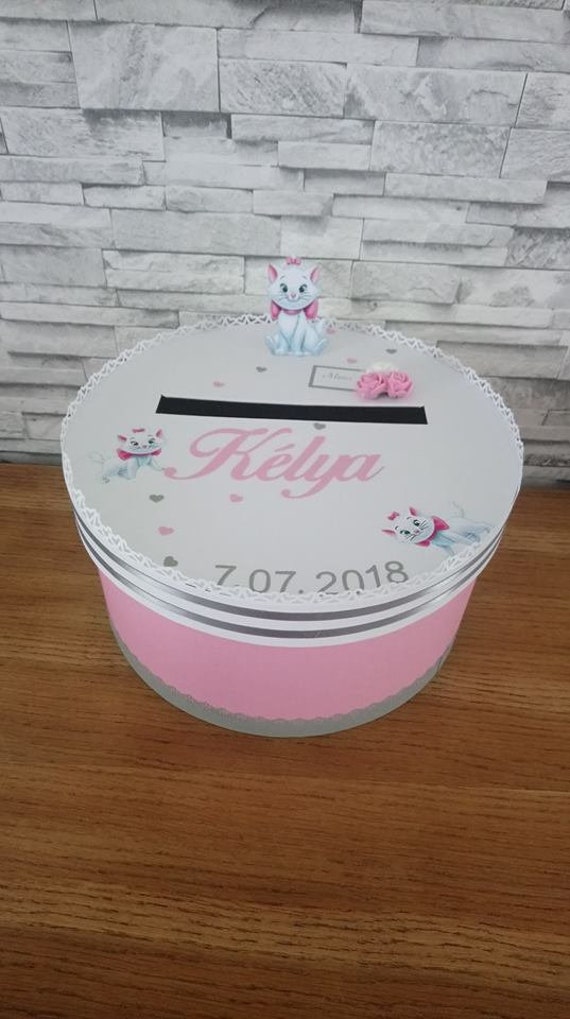 Urne Theme Marie Des Aristochats Pour Bapteme Ou Anniversaire Etsy Urne Theme Marie Des Aristochats Pour Bapteme Ou Anniversaire Etsy