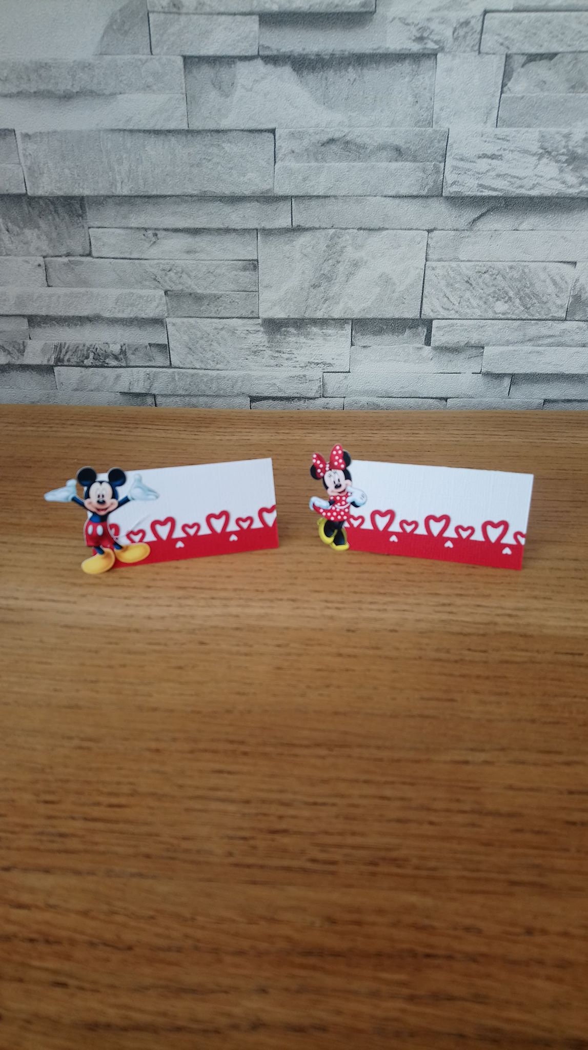 Lot de 10 Marque Place Mickey ou Minnie