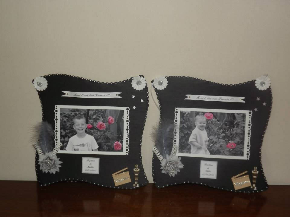 Cadres Pour Parrain & Marraine Thème Cinéma