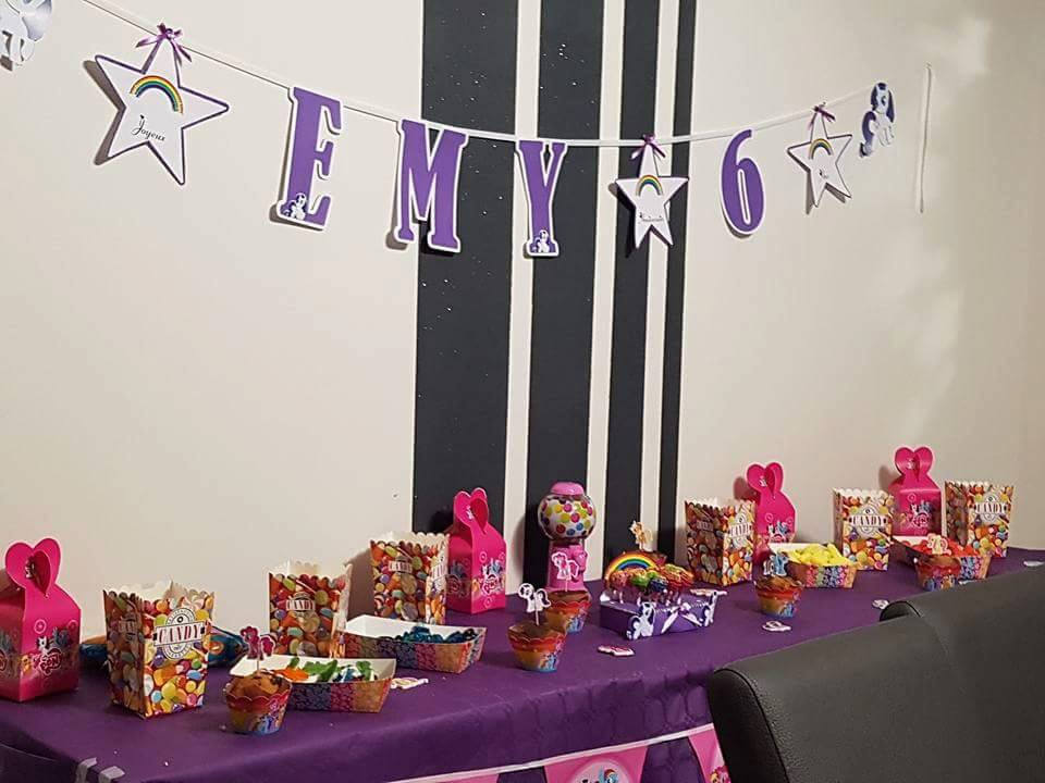 Guirlande Prénom , Thème Petit Poney Couleurs Aux Choix