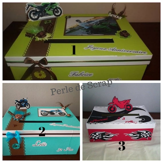 Urne Theme Moto Pour Anniversaire Ou Bapteme Couleur Aux Choix Etsy Urne Theme Moto Pour Anniversaire Ou Bapteme Couleur Aux Choix Etsy