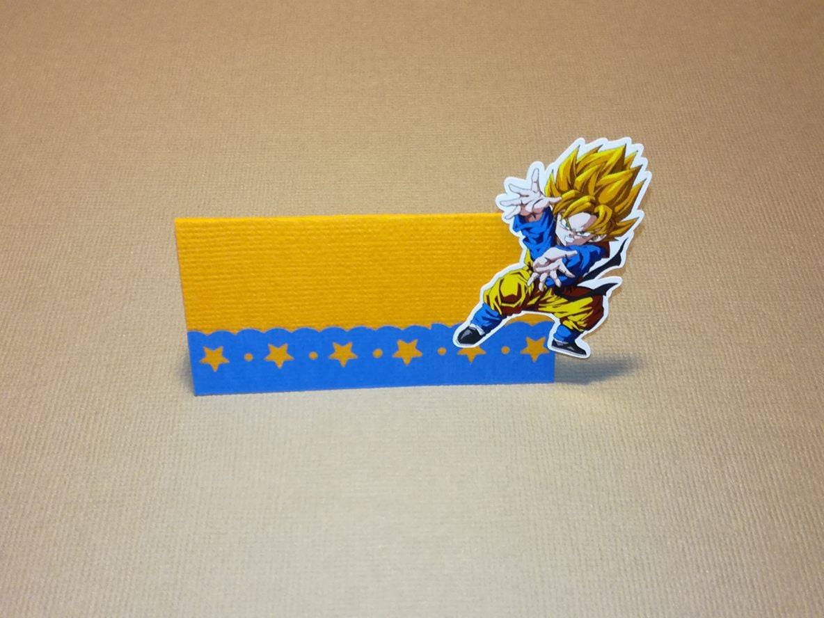 Lot De Marque Place Theme Dragon Ball Z Couleur Aux Choix Etsy