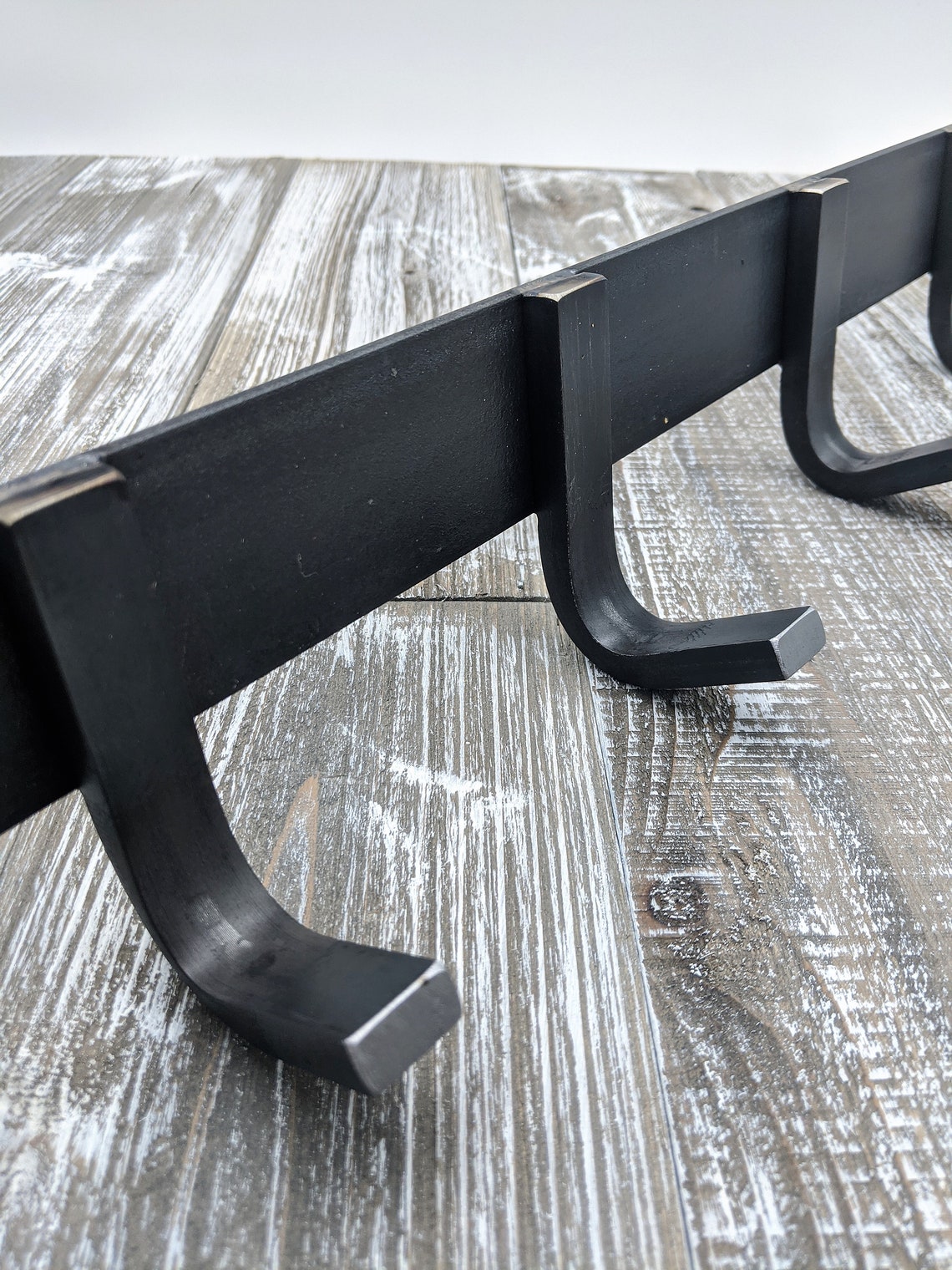 Iron Coat Rack Wall Mounted Coat Rack Wrought Iron Towel Etsy