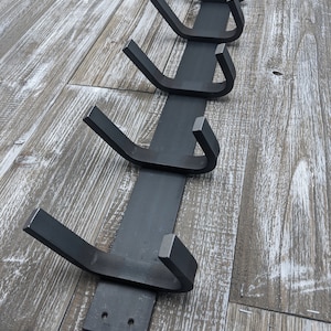 Coat Rack Wall Mount, Rustic Farmhouse Coat Rack, Wall Hooks, Iron Coat Rack, Entryway hooks